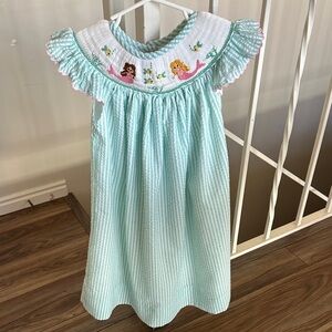 Stitchy Fish Mermaid Smock Dress